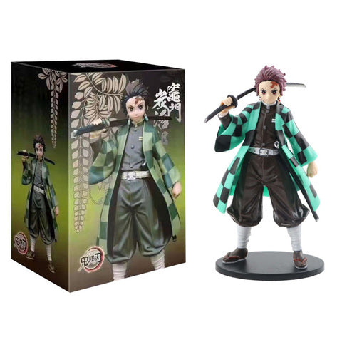 Anime Demon Slayer Kimetsu no Yaiba figure Kamado Tanjirou Action Figure Agatsuma Zenitsu Nezuko Warrior PVC Model Toys - The Real Droppshipping