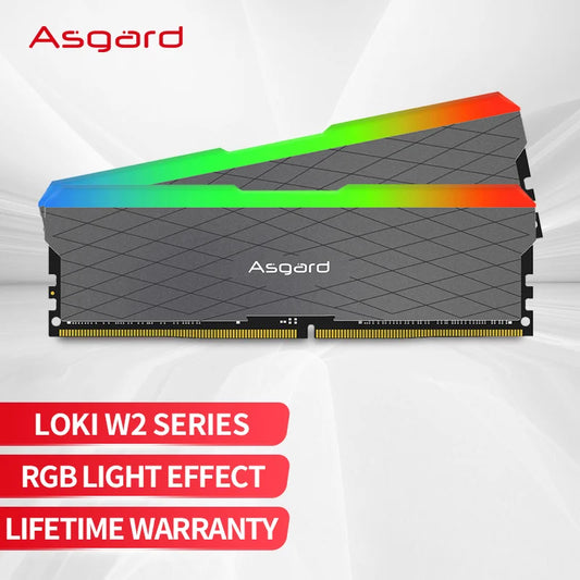 Asgard W2 series RGB RAM ddr4 8GBx2 16GBx2 3200MHz PC4-25600 1.35V dual channel stunning desktop memory ram - The Real Droppshipping