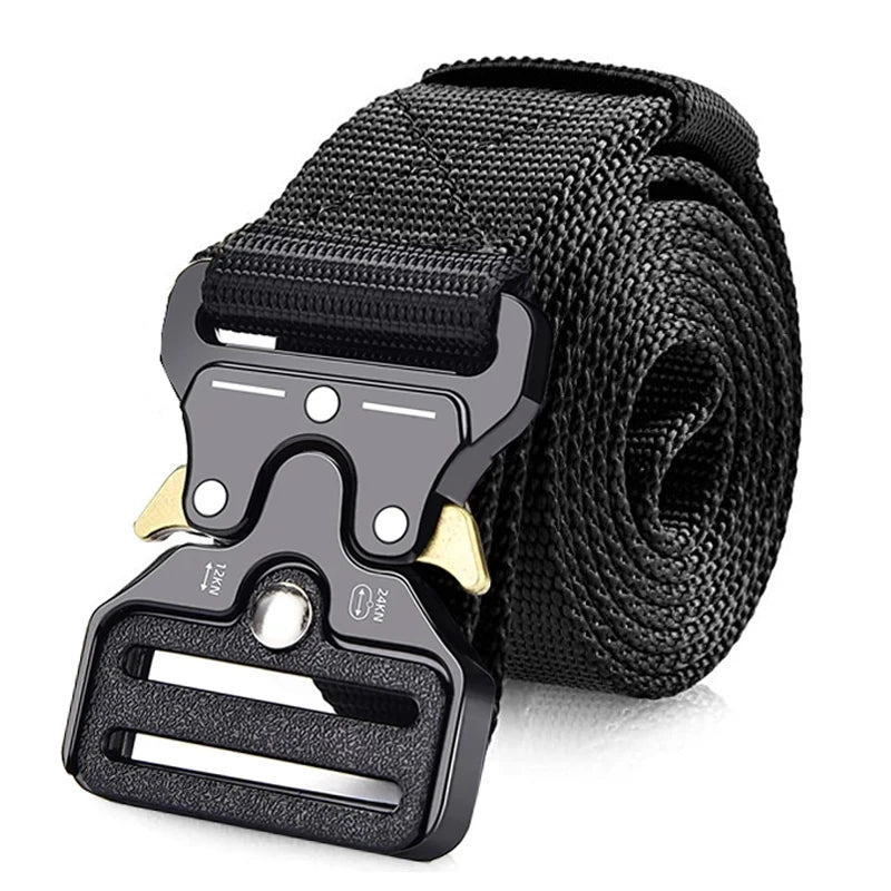 Genuine Tactical Belt Quick Release Outdoor Military Belt Soft Real Nylon Sports Accessories Men And Women Black Belt - The Real Droppshipping