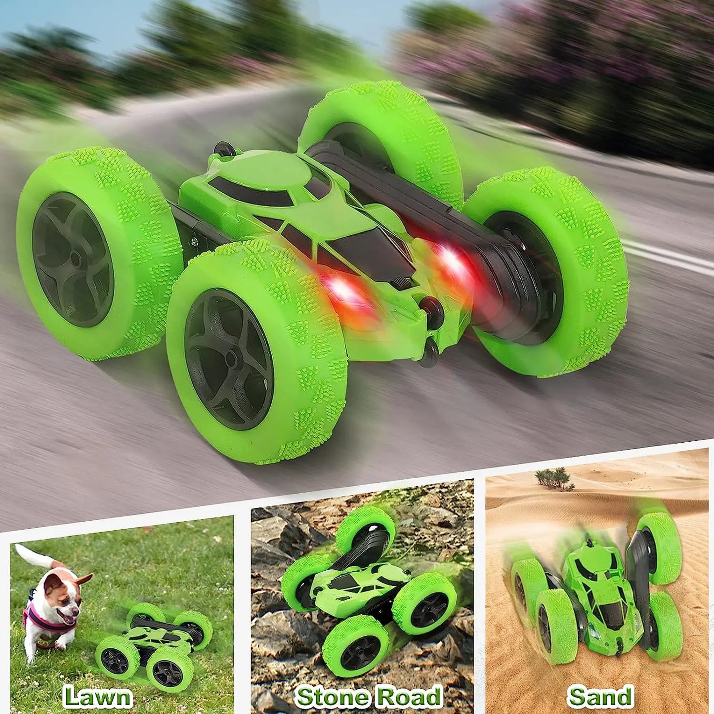 RC Stunt Car Children Double Sided Flip 2.4Ghz Remote Control Car 360 Degree Rotation Off Road Kids Rc Drift Car Toys Gifts Boys - The Real Droppshipping