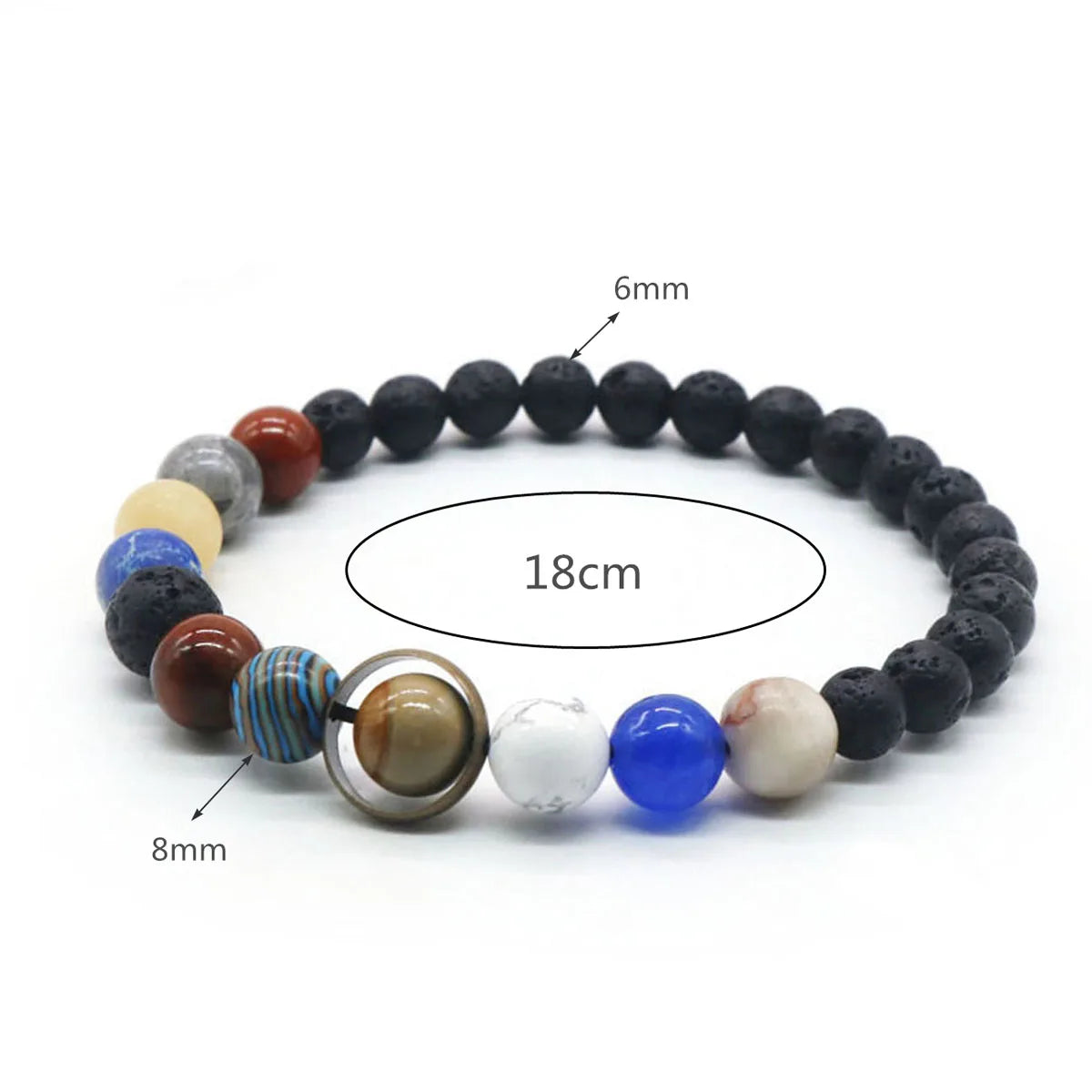 Hot Selling Cosmic Solar System Bracelet Eight Planets Couple Friend Sky Bracelet Jewelry Handmade Accessories Gift - The Real Droppshipping