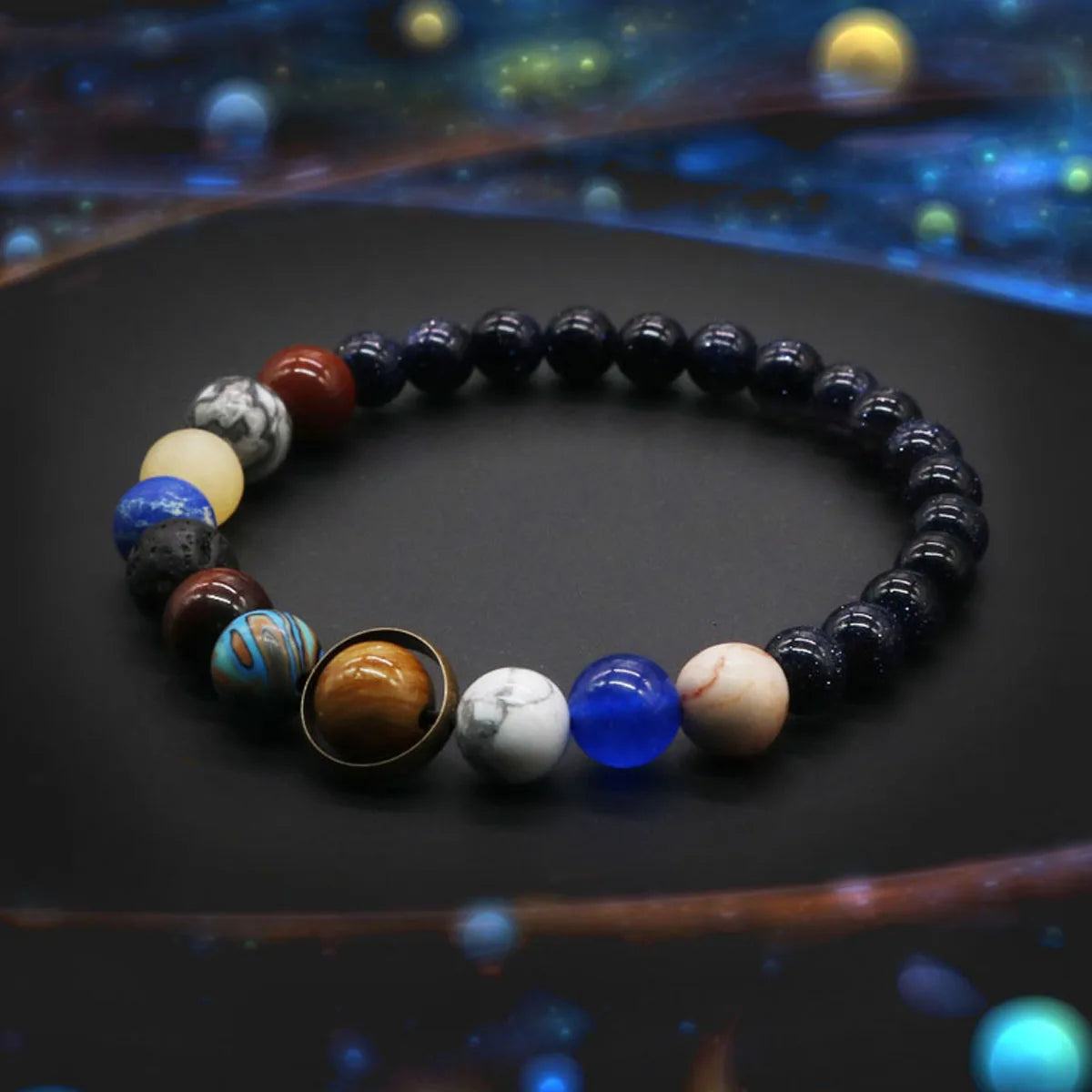 Hot Selling Cosmic Solar System Bracelet Eight Planets Couple Friend Sky Bracelet Jewelry Handmade Accessories Gift - The Real Droppshipping