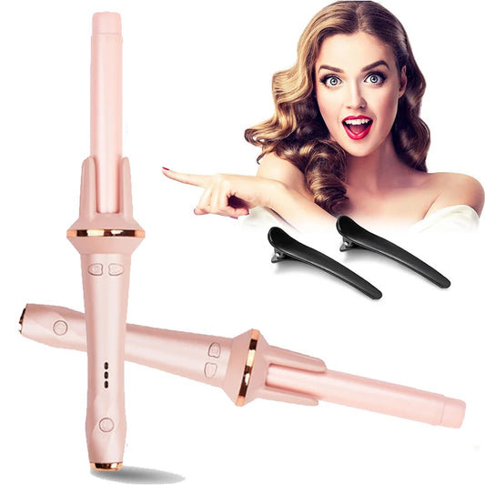 Automatic Hair Curler Stick 28Mm Professional Rotating Electric Ceramic Temperature Adjustable Anion Fast Heating Styling Curler