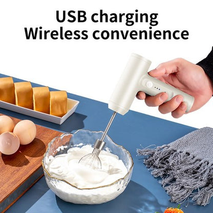 1 PCS Wireless Electric Food Mixer Portable 3 Speeds Egg Beater Baking Dough Cake Cream Mixer Kitchen Tools - The Real Droppshipping