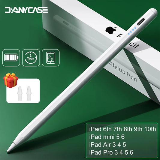 For iPad Pencil with Palm Rejection Tilt,for Apple Pencil 2 1 Stylus Pen iPad Pro 11 12.9 Air 4/5 7/8/9/10th mini 5 6 2018-2022 - The Real Droppshipping