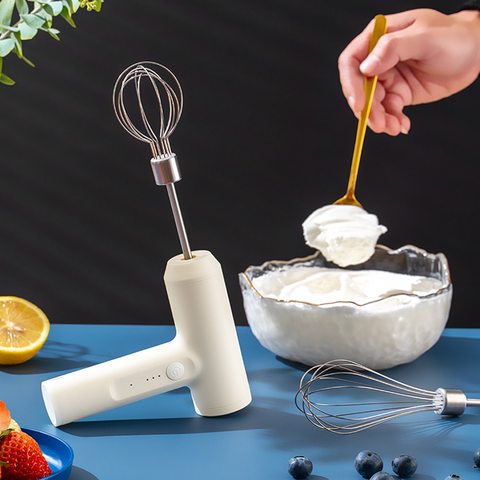 1 PCS Wireless Electric Food Mixer Portable 3 Speeds Egg Beater Baking Dough Cake Cream Mixer Kitchen Tools - The Real Droppshipping