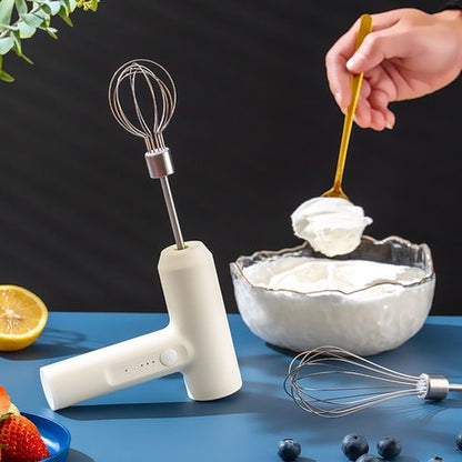 1 PCS Wireless Electric Food Mixer Portable 3 Speeds Egg Beater Baking Dough Cake Cream Mixer Kitchen Tools - The Real Droppshipping