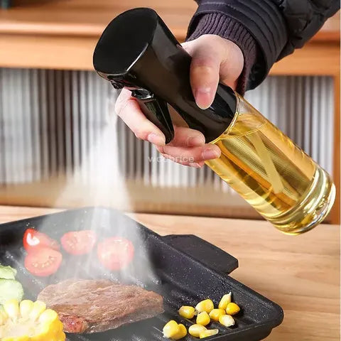 200/300ml Oil Spray Bottle BBQ Cooking Olive Oil Sprayer Kitchen Baking Oil Spray Empty Bottle Vinegar Bottle Oil Dispenser - The Real Droppshipping