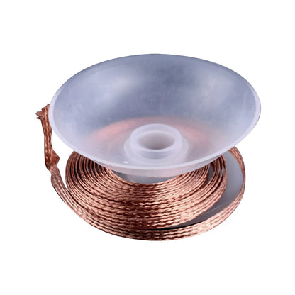 1.5-3.5mm Desoldering Mesh Braid Tape Copper Welding Point Solder Remover  Wire Soldering Wick Tin Lead Cord Flux For Soldering