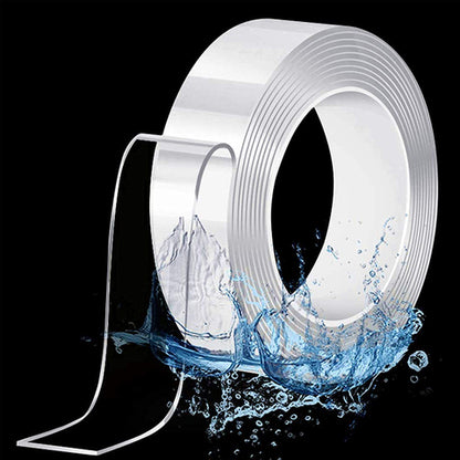 1-10M Nano Double Sided Tape Heavy Duty Transparent Adhesive Strips Strong Sticky Multipurpose Reusable Waterproof Mounting Tape - The Real Droppshipping