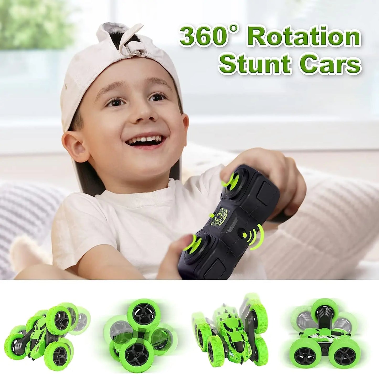 RC Stunt Car Children Double Sided Flip 2.4Ghz Remote Control Car 360 Degree Rotation Off Road Kids Rc Drift Car Toys Gifts Boys - The Real Droppshipping